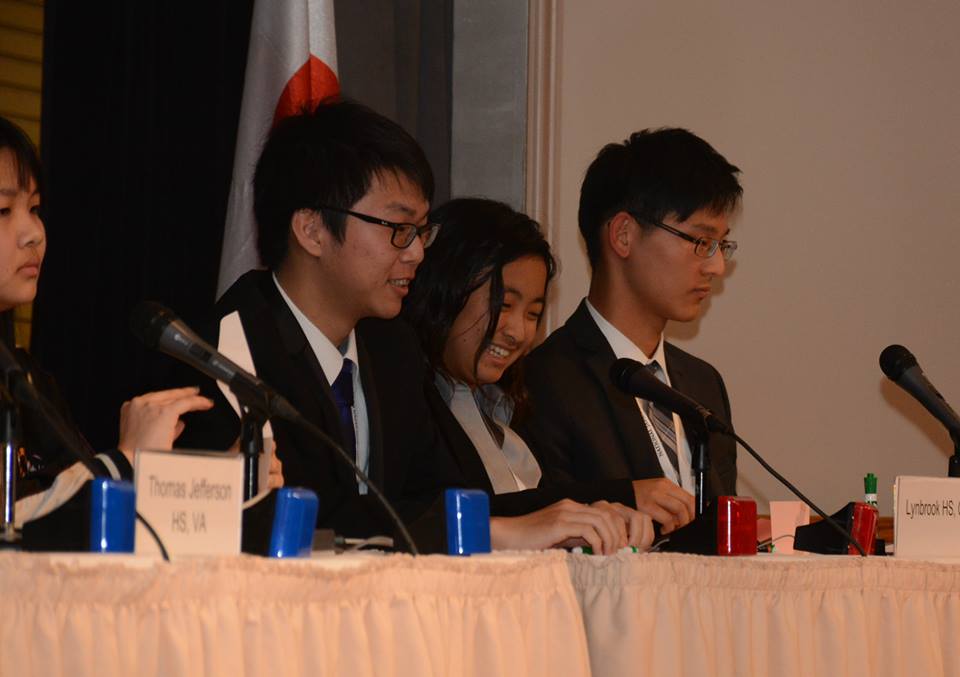 The Level II Team, Han Lin, Lauren Okamoto and Sunhoo Ahn placed third in their first Japan Bowl competition.