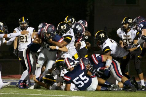 Varsity football plays home opener against Andrew Hill