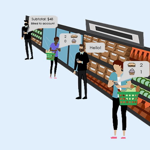 A step into the digitized Amazon Go store