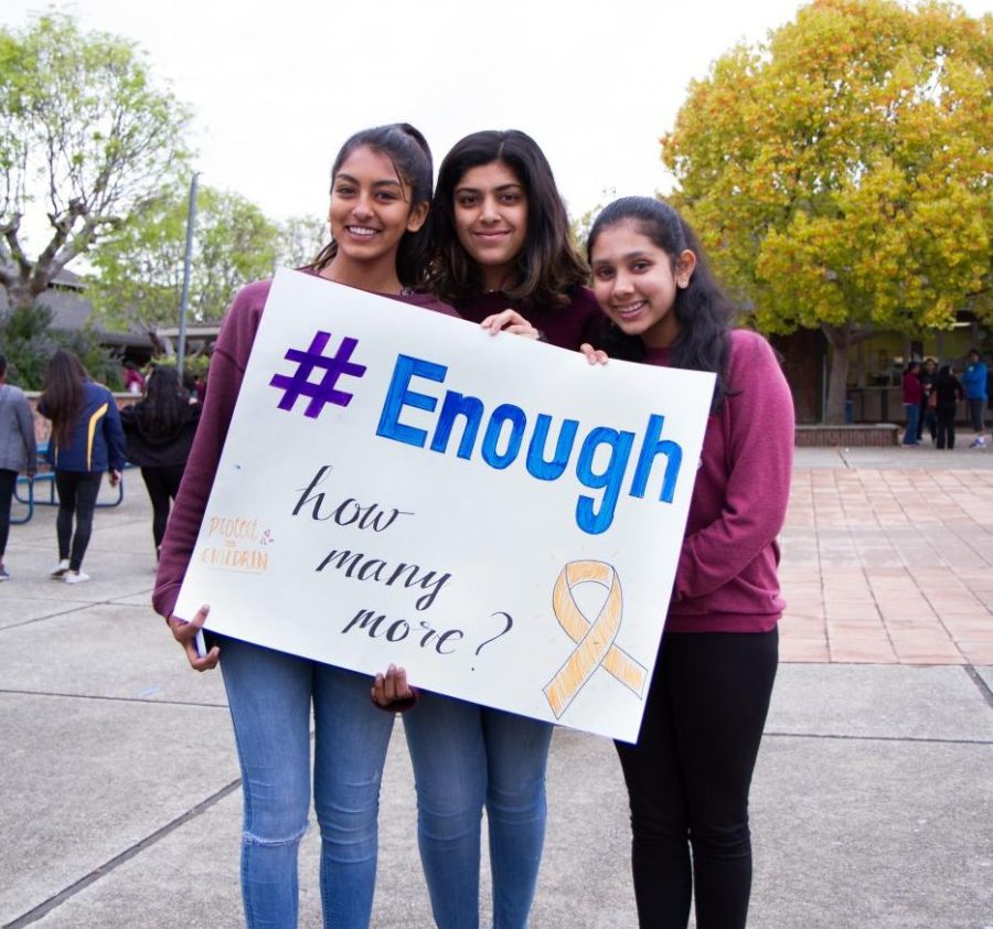 Students walk in solidarity against gun violence