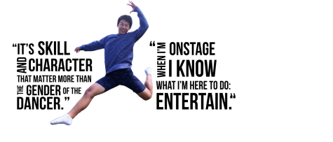 Anthony Huang leaps over gender stereotypes