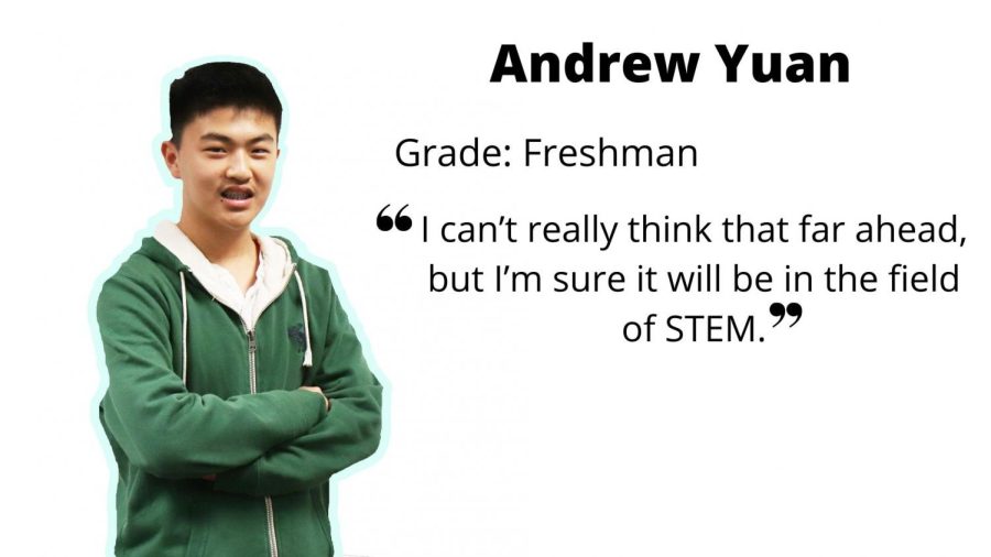 Freshman Andrew Yuan passes on his STEM passions to others