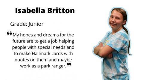 Junior Isabela Britton makes her high school experience meaningful