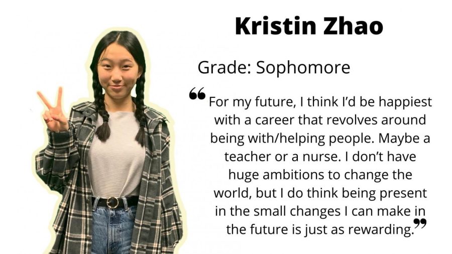 Sophomore Kristin Zhao: Positive leader and church youth group leader