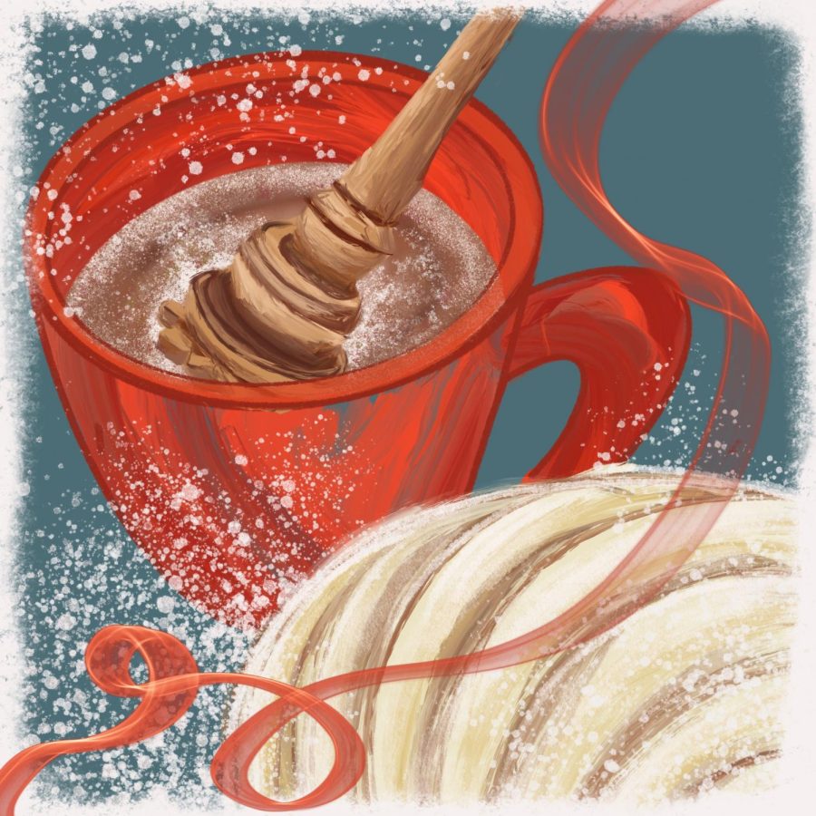 El chocolate caliente: Mexican spiced hot chocolate. 