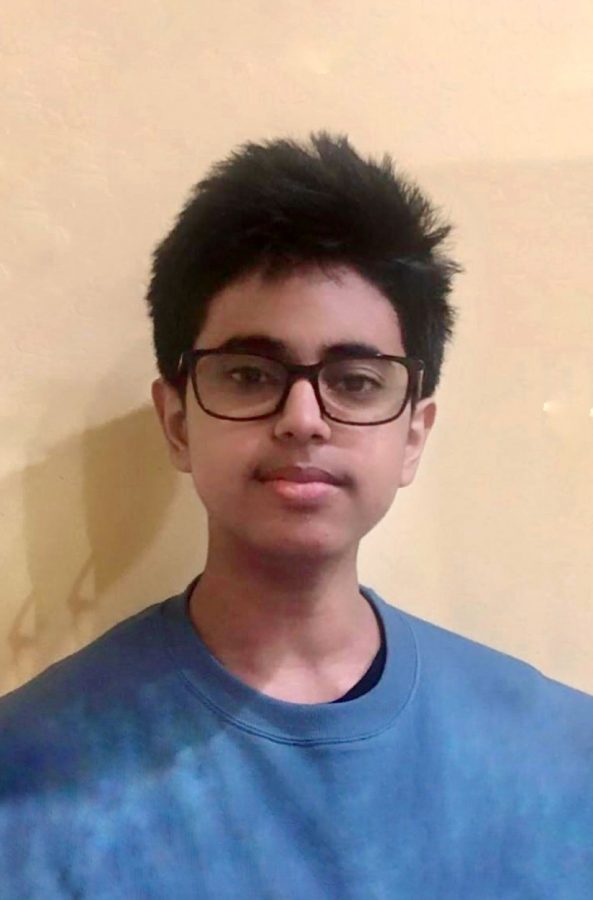 Junior Aditya Suresh, Founder of Remission for All, posing for a photo.