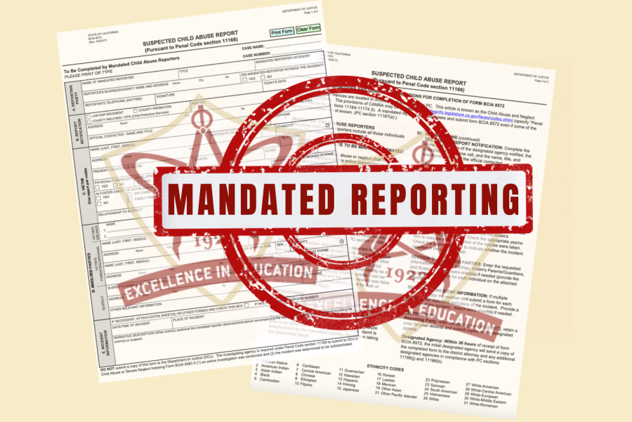 It is imperative that students be aware of staff members’ responsibility as mandated reporters for the wellbeing of themselves and their peers, in the case that they find themselves in such a harrowing situation.