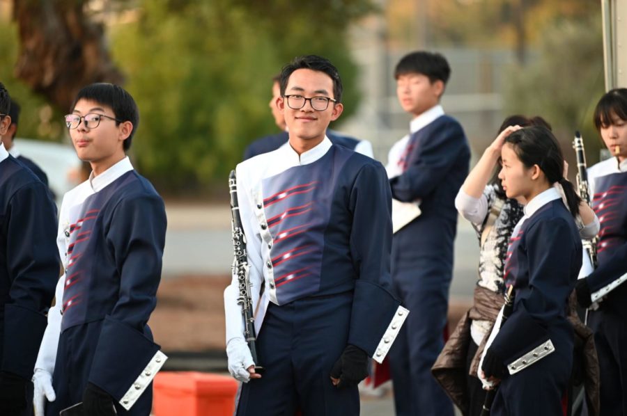 Senior Richard Chiu was one of the clarinet section leaders during the 2019-20 marching band season.