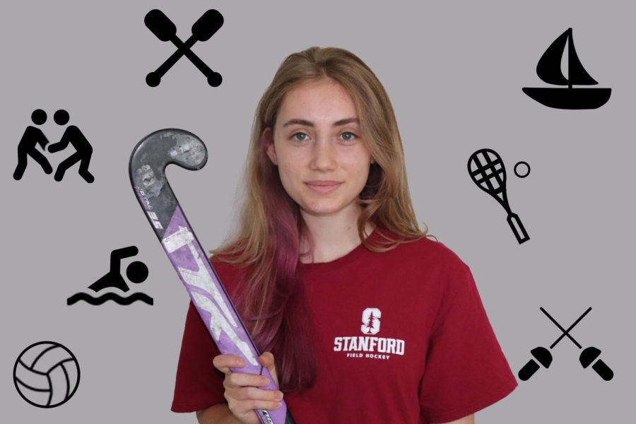  Field hockey, rowing, sailing, fencing, squash, synchronized swimming and men’s volleyball were among the sports announced to be cut after the 2020-21 season. (Graphic Illustration by Emma Cionca.)