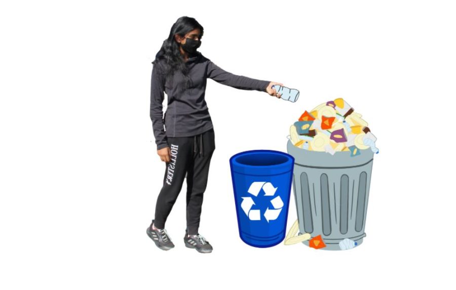Recycling bins must be properly used to mitigate waste in landfills.