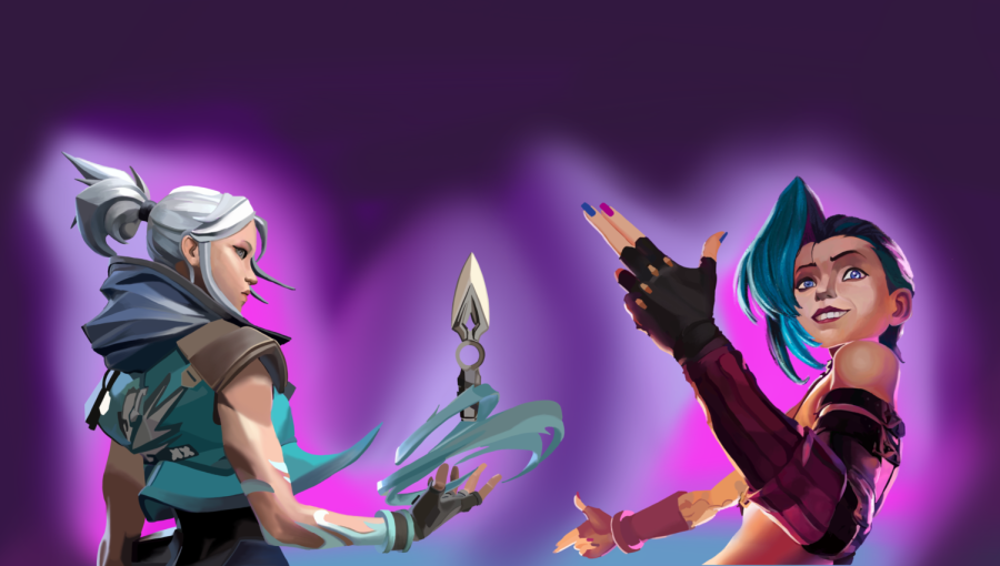 Characters Jett and Jinx, from the games Valorant and League of Legends, respectively, are part of video games that have recently skyrocketed in popularity.
