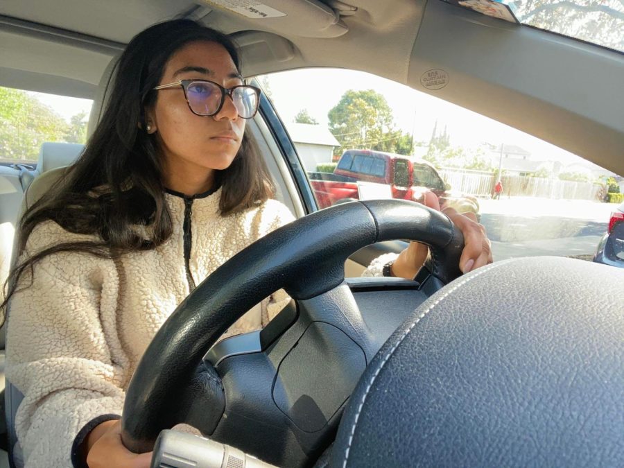Junior Avni Mangla voices some qualms about driving.