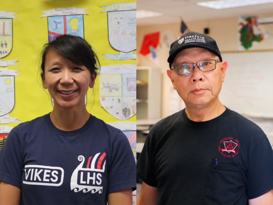 Elizabeth Louie and Ronald Choi were named Lynbrook’s Certificated Employee of the Year and Classified Employee of the Year, respectively.