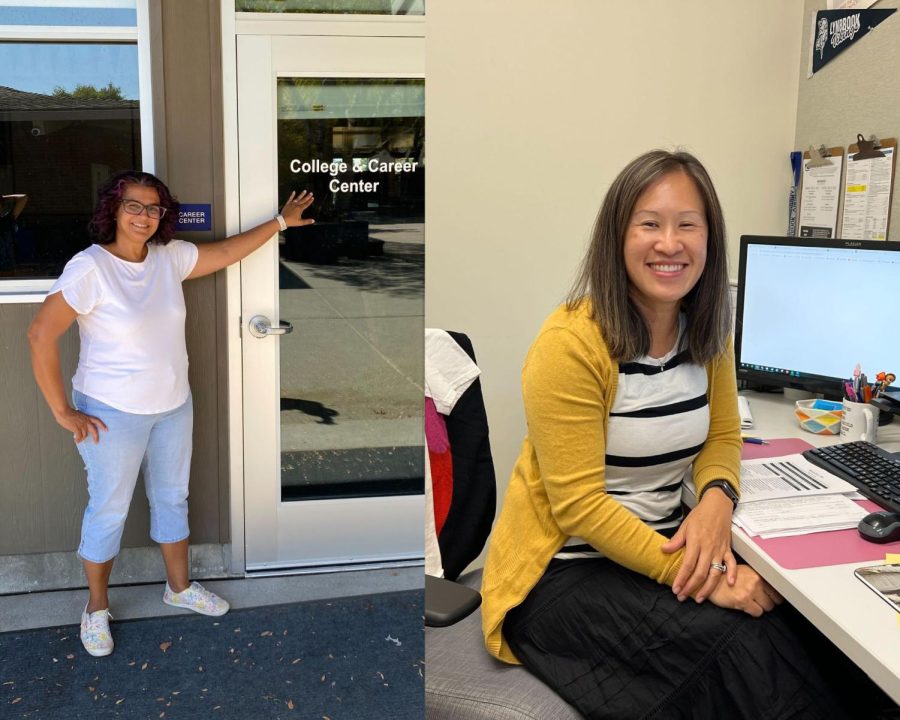 Shveta Bagade and Tania Yang are excited to start the school year as part of the guidance team.