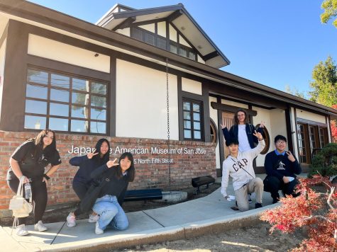 After reading the World War II accounts in Wakatsuki’s memoir, Students visited JAMsj to learn more about Japanese American history.