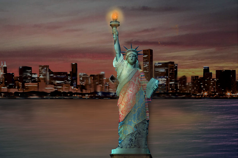 For+many+immigrants+who+stream+into+the+United+States+through+New+York%2C+Lady+Liberty+is+the+first+thing+that+greets+them.+It+has+since+then+become+an+symbol+symbol+of+hope+and+opportunities+for+immigrants+achieve+their+dreams.+