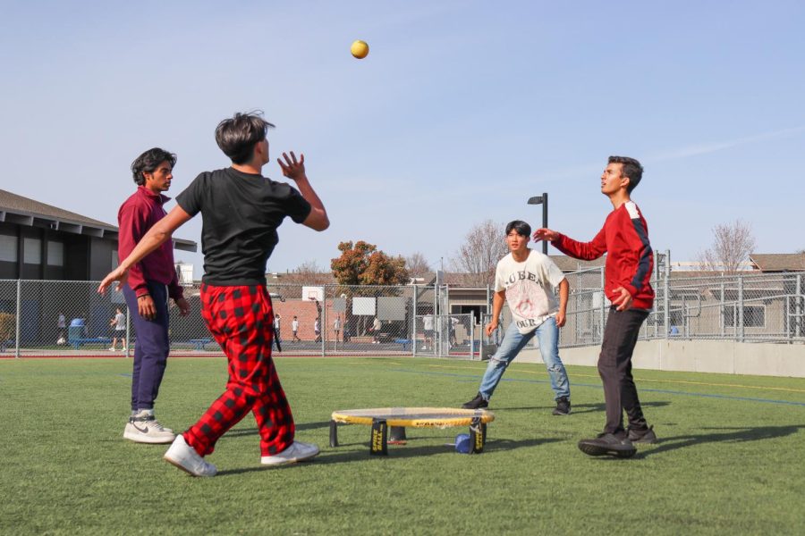 Spikeball has brought the groups closer as friends not only by learning each other’s habits and playstyles while teaming up during the game, but also by creating new friendships along the way.
