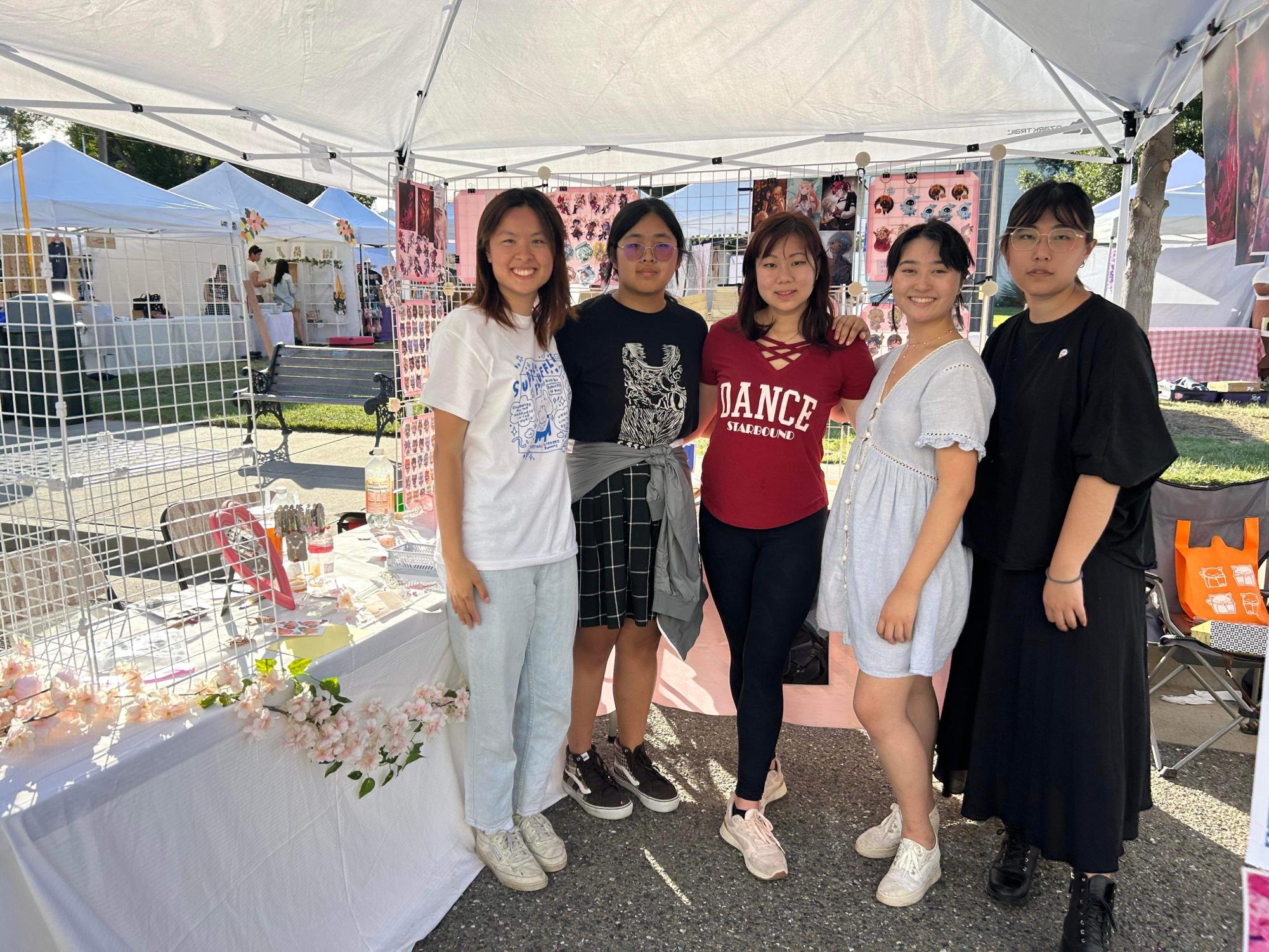 Katie Chung finds vending at craft fairs with friends and running her small business to be a gratifying experience, and she feels lucky that she gets to share her art with new people.