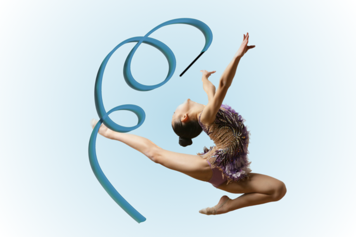 Junior Daphne Zhu’s origins in rhythmic gymnastics sparked from her dance lessons, dating back to when she was 3 years old.