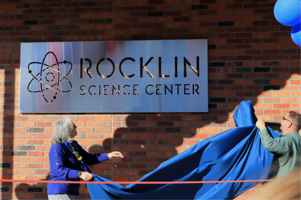 The Roy Rocklin Science Building officially opens its door to students