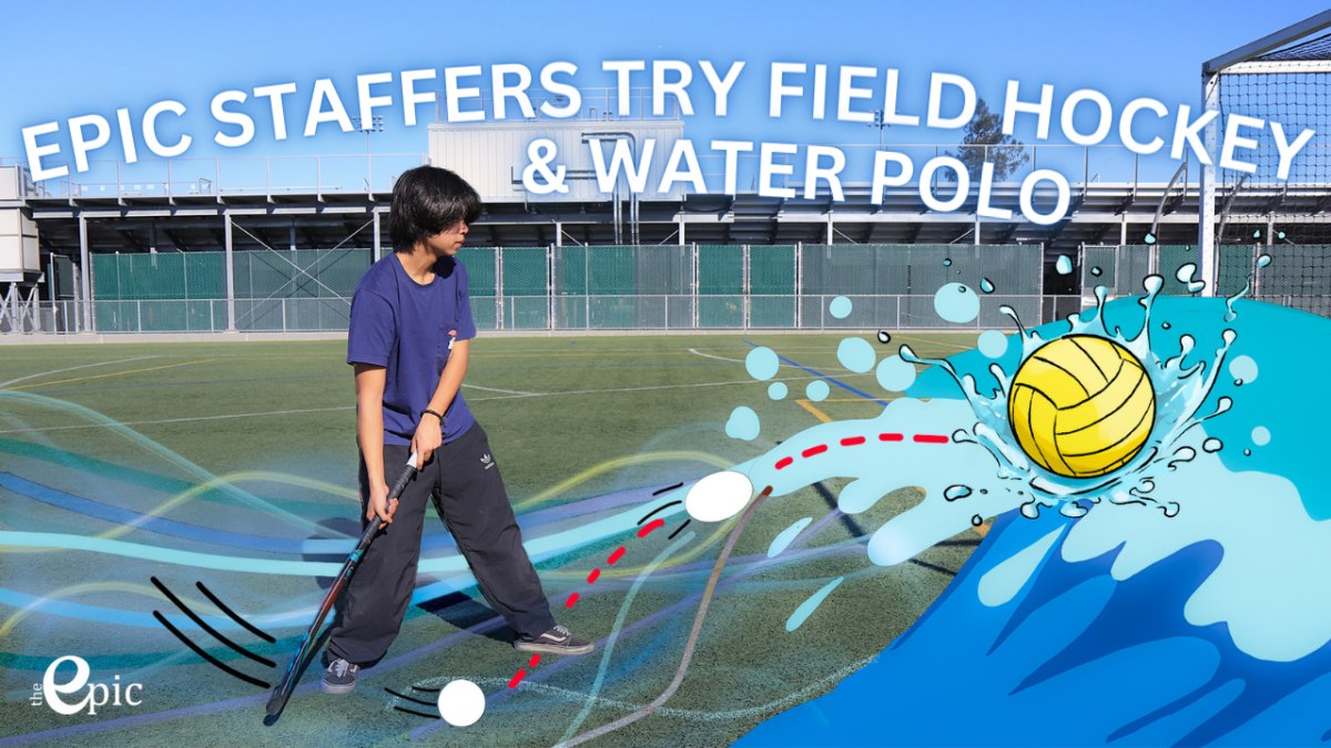 Epic staffers trying new sports: Field Hockey & Water Polo