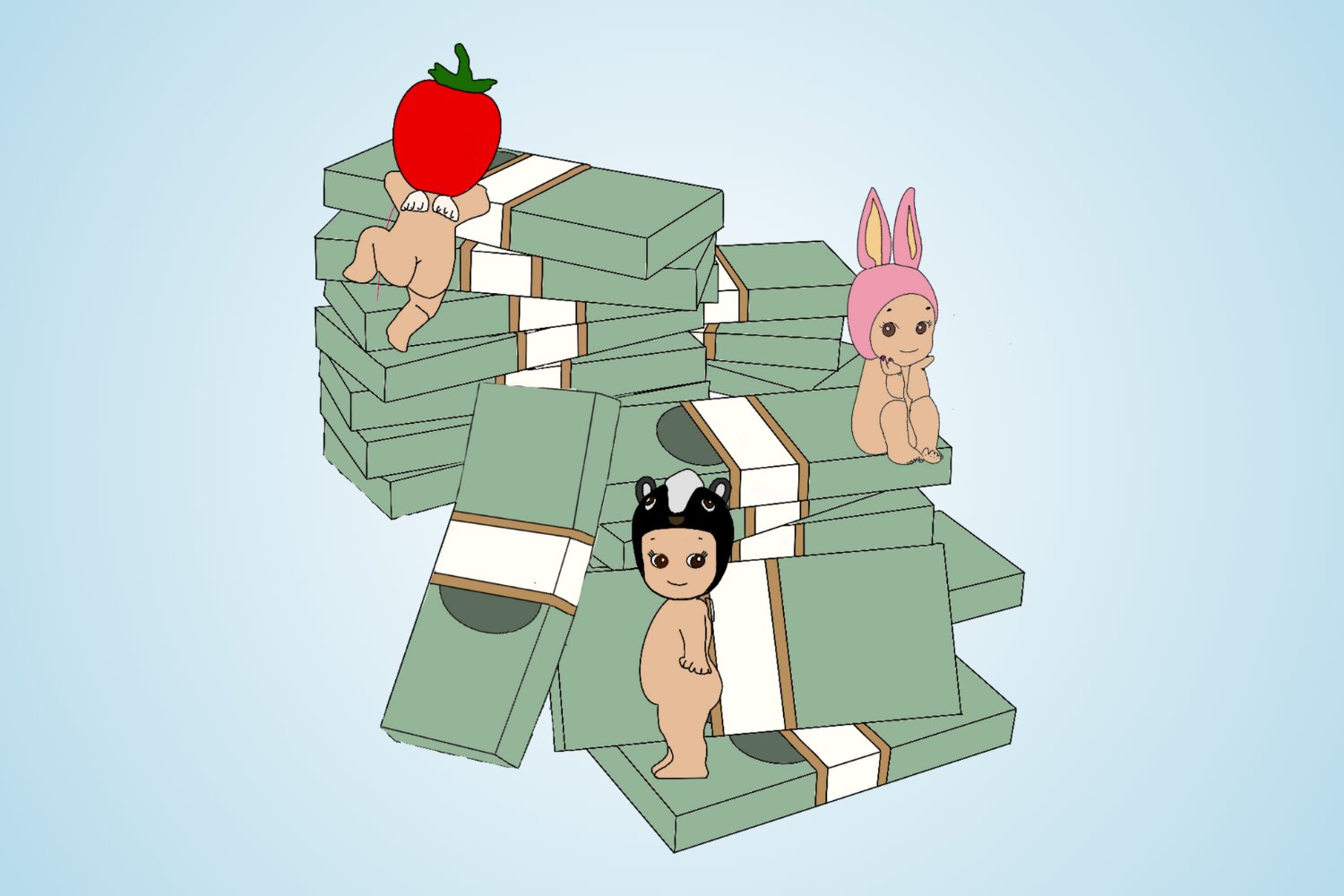 Despite the lack of practical value of blind box collectibles, these figurines bring joy to collectors who are willing to spend money on them.