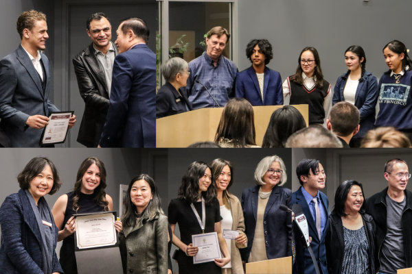 Teachers and students could be seen receiving honorary awards to commemorate their contributions to the Lynbrook Community at the Feb. 27 board meeting. 