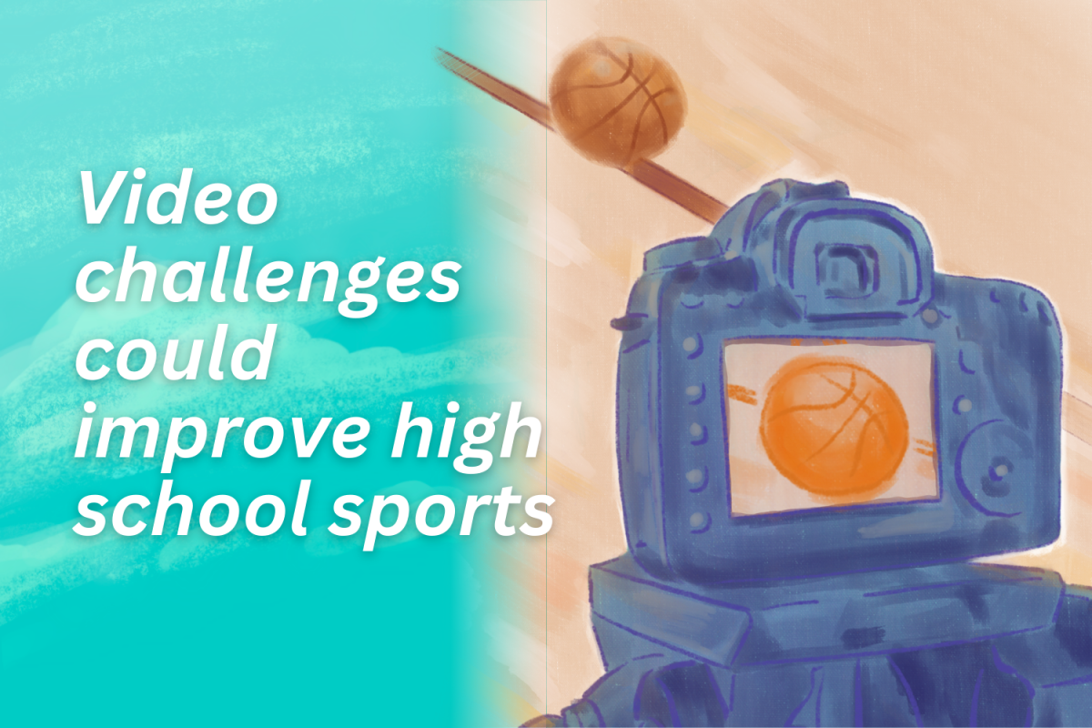 High school sports associations should allow referees to review footage during and after games.