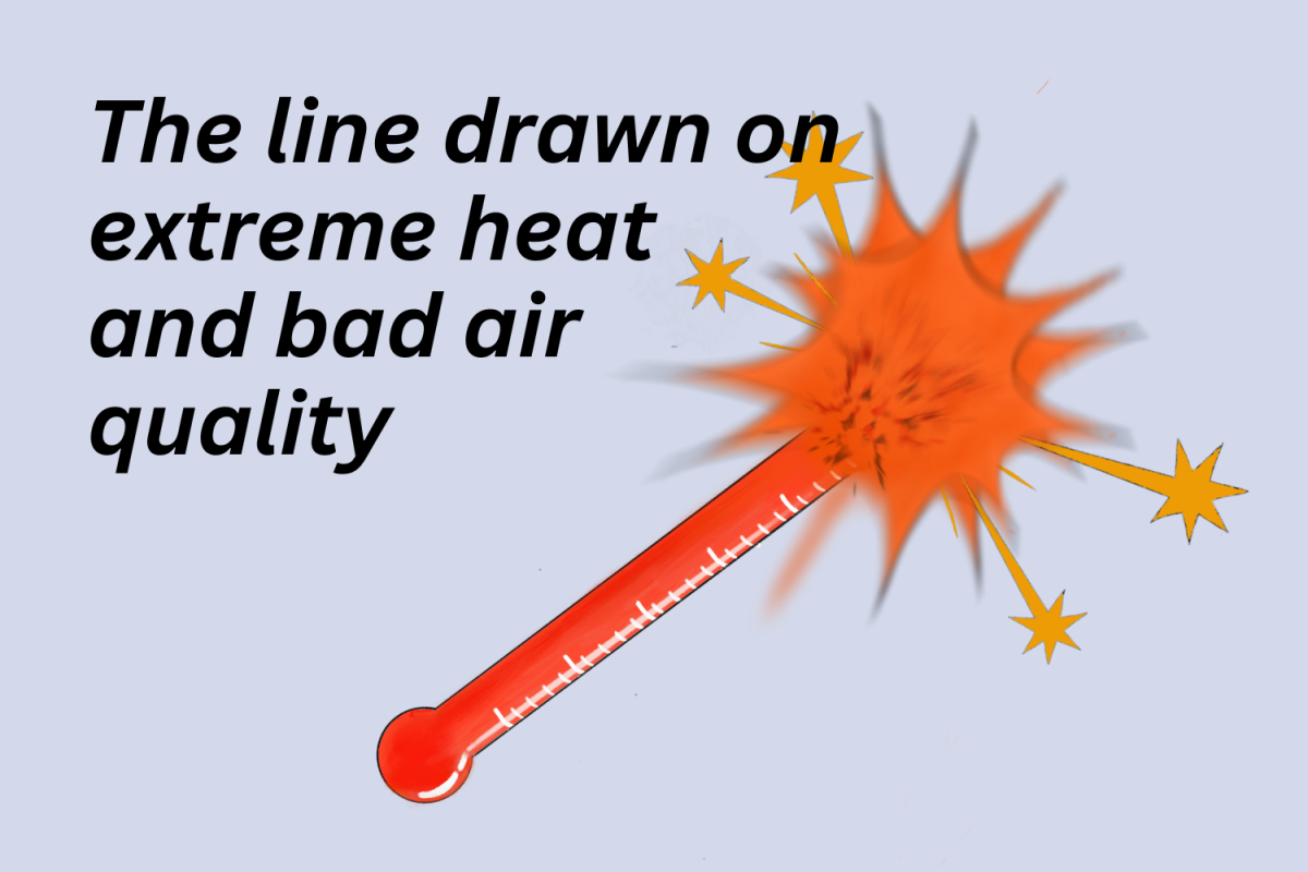 92 degrees Fahrenheit was the average high temperature in August in California. Graphic illustration by Kieran Hau.