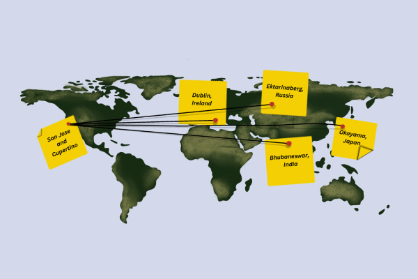 San Jose and Cupertino have sister city connections around the world, including Dublin, Ireland; Ektarinaberg,
Russia; Bhubaneswar, India and Okayama, Japan.