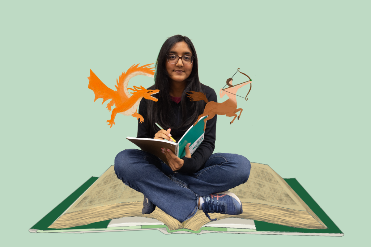 Flying into junior Jennifer Sahil’s fantasy novel