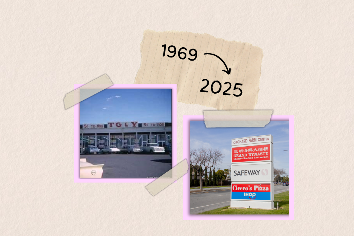Nestled in the heart of West San José, Orchard Farms Shopping Center has evolved from a fruit orchard into a bustling plaza after decades of change and development. Featuring a Safeway, boutique shops, multiple restaurants and cafes, the shopping center now serves as a retail hub for its community, especially for Lynbrook and Miller Middle School students who flock there after school to hangout, shop or dine.