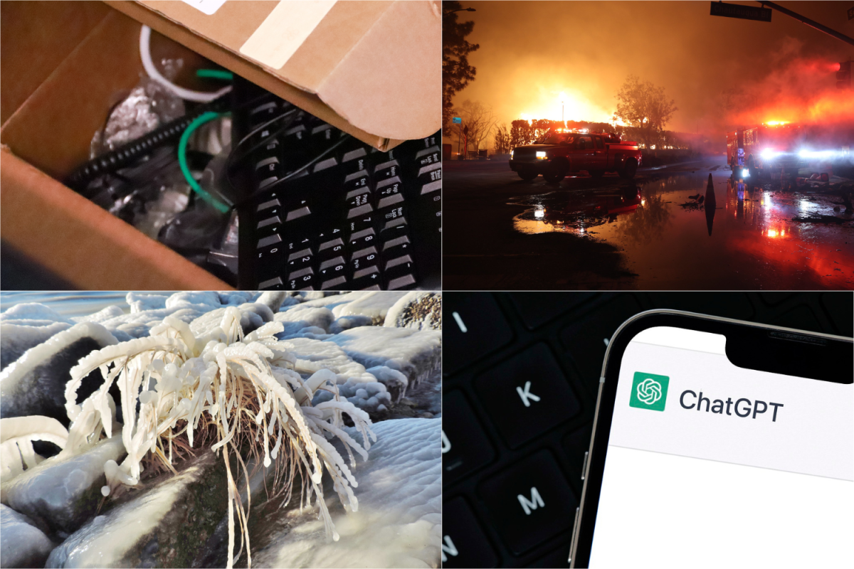 Recent events to note include FBLA's e-waste donation drive, state efforts to fast-track relief for the Los Angeles wildfires, a polar vortex in the Midwest and Plains states and an international agreement to regulate AI. 

Top left: Photo used with permission from Nothing Ahead/Pexels Top right: Photo used with permission from the California Department of Forestry and Fire Protection Bottom left: Photo used with permission from David Robert Crews Bottom right: Photo used with permission from Focall Foto