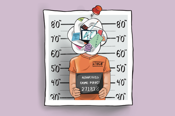 Machine Learning systems such as ChatGPT require scraping the web to improve its capabilities. Websites hosting illegal pirated and copyrighted materials such as Anna's Archives or Library Genesis, thus have its copyrighted materials used to improve AI material.