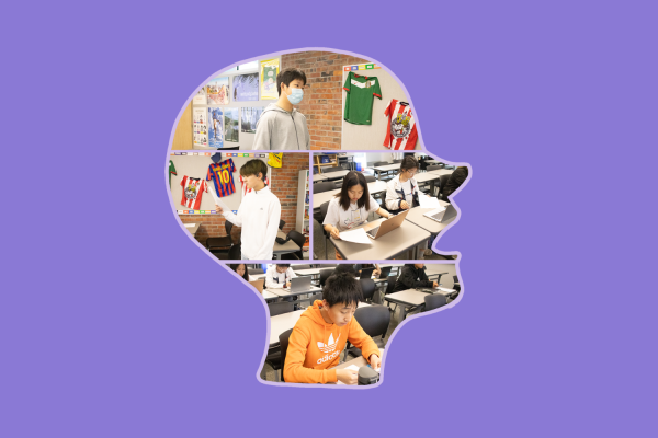 Students prepare for the annual ELD speech competition.