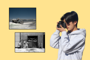 Ayden Jeong snaps a photo with his film camera to capture the scenery. Photos used with permission from Ayden Jeong.