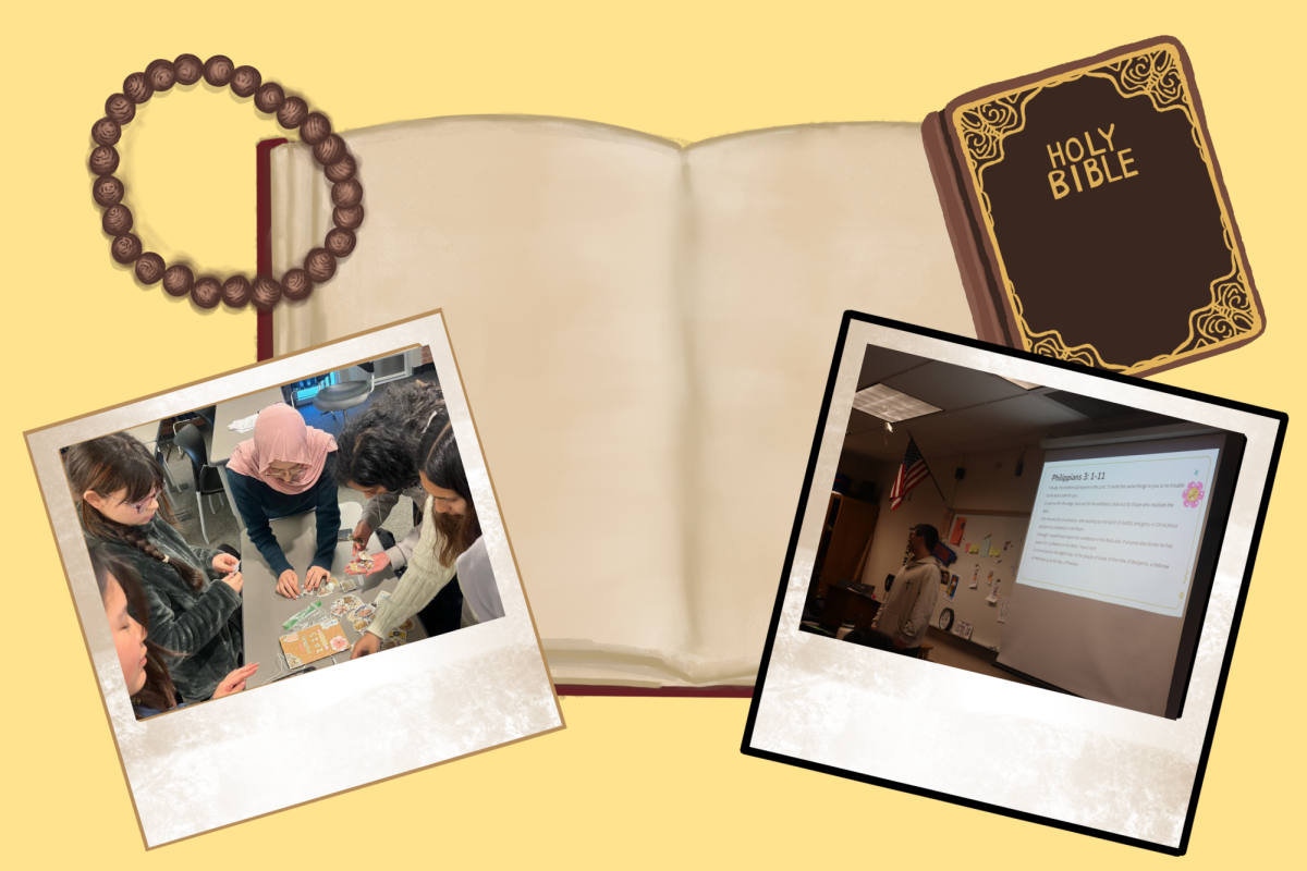 Members chatter in delight as they scoop Dubai chocolate into rectangular molds, breaking the ice with sweets and an introduction to Islam in the first Muslim Student Association meeting of the year.