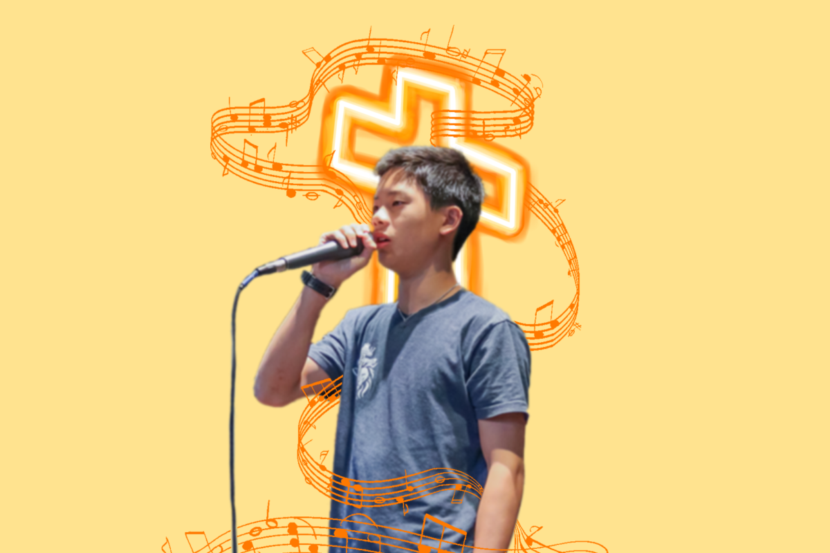 Garvin Young sings classical hymns and contemporary Christian hits at Cupertino's Chinese Church in Christ.