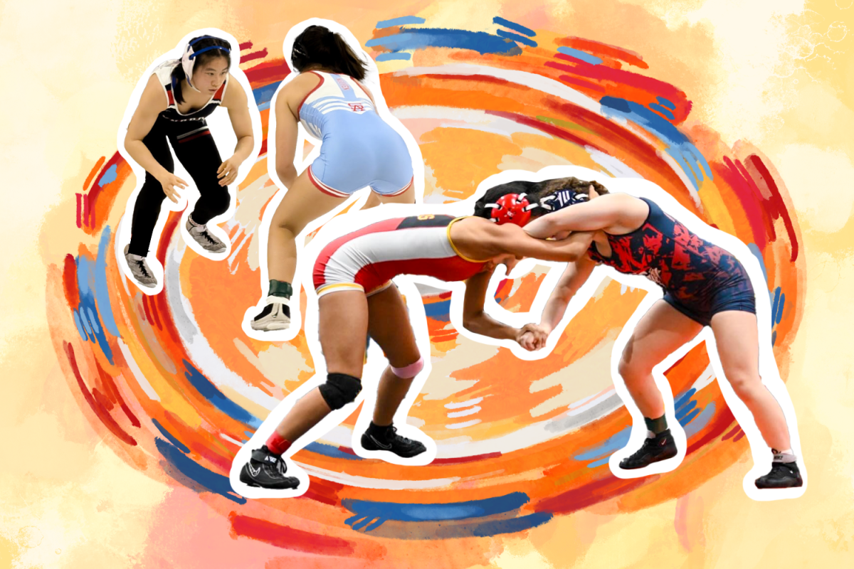 Over the course of this year, Mia Gonzales and Abigail Lee worked to strengthen their skills on the mat.