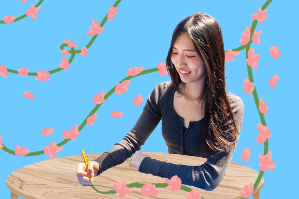 Chelsea Guo sits down to write a creative story.